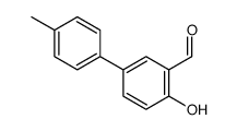 2-hydroxy-5-(4-methylphenyl)benzaldehyde结构式