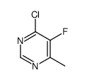 4-Chloro-5-fluoro-6-methylpyrimidine Structure