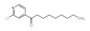2-CHLORO-4-NONANOYLPYRIDINE Structure