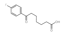 7-(4-fluorophenyl)-7-oxoheptanoic acid结构式