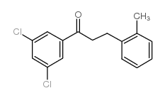3',5'-DICHLORO-3-(2-METHYLPHENYL)PROPIOPHENONE结构式