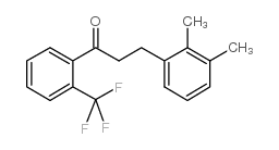 3-(2,3-DIMETHYLPHENYL)-2'-TRIFLUOROMETHYLPROPIOPHENONE结构式