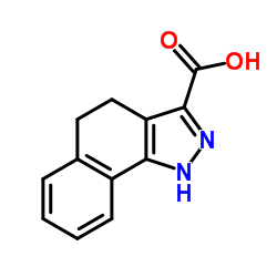 4,5-Dihydro-1H-benzo[g]indazole-3-carboxylic acid structure