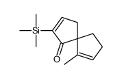 9-methyl-3-trimethylsilylspiro[4.4]nona-2,8-dien-4-one Structure