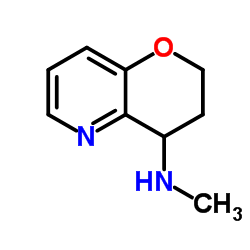 3,4-dihydro-N-methyl-2H-Pyrano[3,2-b]pyridin-4-amine structure