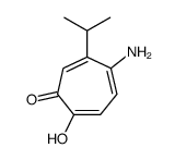 5-amino-2-hydroxy-6-propan-2-ylcyclohepta-2,4,6-trien-1-one Structure