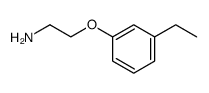 Ethanamine, 2-(3-ethylphenoxy)结构式