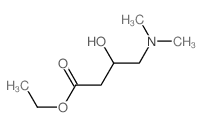 ethyl 4-dimethylamino-3-hydroxy-butanoate结构式