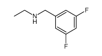 (3,5-Difluoro-benzyl)-ethyl-amine Structure