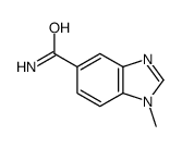 5-Benzimidazolecarboxamide,1-methyl-(7CI) structure