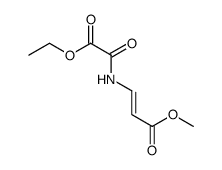 methyl 3-[(2-ethoxy-2-oxoacetyl)amino]prop-2-enoate结构式