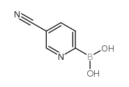 5-Cyanopyridine-2-boronic acid structure