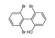 2,6,6'-tribromo-1,1'-biphenyl-2-ol结构式