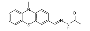 (E)-N'-[(10-methyl-10H-phenothiazine-3-yl)methylene]acetohydrazine结构式