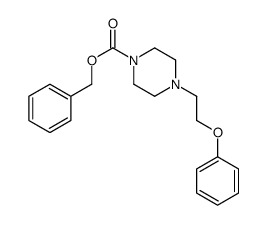 benzyl 4-(2-phenoxyethyl)piperazine-1-carboxylate Structure