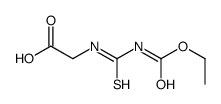 2-(ethoxycarbonylcarbamothioylamino)acetic acid Structure