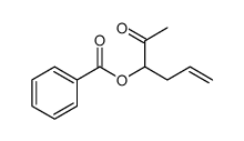 2-OXOHEX-5-EN-3-YL BENZOATE Structure