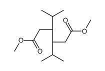 dimethyl (3R,4R)-3,4-di(propan-2-yl)hexanedioate Structure