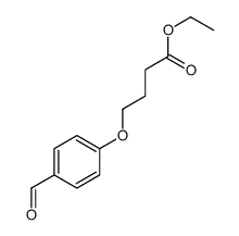 ethyl 4-(4-formylphenoxy)butanoate Structure