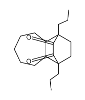 1,4-Ethano-1H-benzocycloheptene-2,3-dione, octahydro-1,4-dipropyl Structure