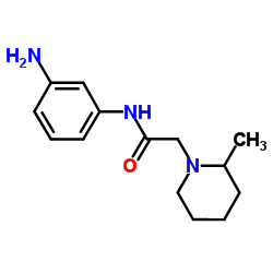 N-(3-Aminophenyl)-2-(2-methyl-1-piperidinyl)acetamide结构式