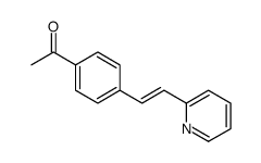 1-[4-(2-pyridin-2-ylethenyl)phenyl]ethanone结构式