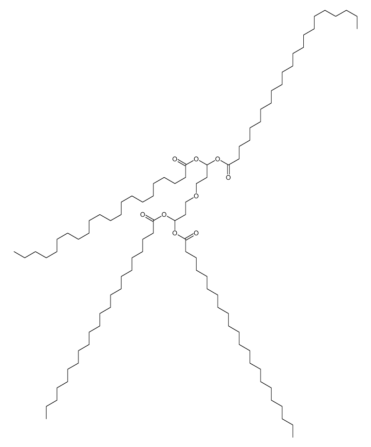 [3-[3,3-di(docosanoyloxy)propoxy]-1-docosanoyloxypropyl] docosanoate Structure