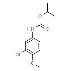 ISOPROPYL(3-CHLORO-4-METHOXYPHENYL)CARBAMATE结构式