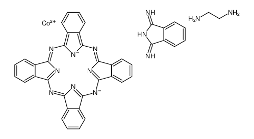 (ethylenediamine-N)(1-imino-1H-isoindol-3-amine-N2)[29H,31H-phthalocyaninato-N29,N30,N31,N32]cobalt structure