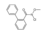 N-chloro-N-methoxybiphenyl-2-carboxamide结构式