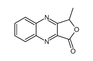 3-(1-hydroxyethyl)quinoxaline-2-carboxylic acid γ-lactone结构式