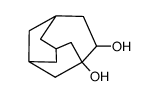 3,4-dihydroxytricyclo(4.3.1.13,8)undecane结构式