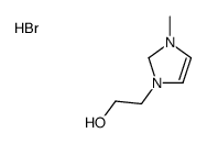 2-(3-methyl-1,2-dihydroimidazol-1-ium-1-yl)ethanol,bromide Structure