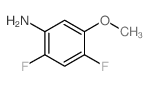 2,4-Difluoro-5-methoxyaniline structure