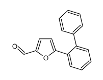 5-(biphenyl-2-yl)furan-2-carbaldehyde结构式