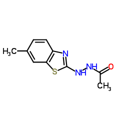 Acetic acid, 2-(6-methyl-2-benzothiazolyl)hydrazide (9CI)结构式