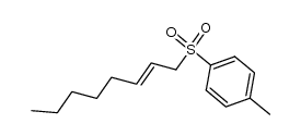 (E)-2-octenyl p-tolyl sulfone Structure