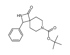 1-氧代-3-苯基-2,7-二氮杂螺[3.5]壬烷-7-羧酸叔丁酯结构式