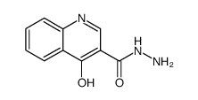 4-hydroxy-quinoline-3-carboxylic acid hydrazide结构式