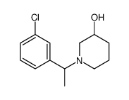 1-[1-(3-Chloro-phenyl)-ethyl]-piperidin-3-ol Structure
