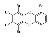 PENTABROMODIBENZO-PARA-DIOXIN structure