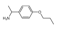 1-(4-propoxy-phenyl)-ethylamine结构式