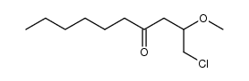 1-chloro-2-methoxydecan-4-one Structure