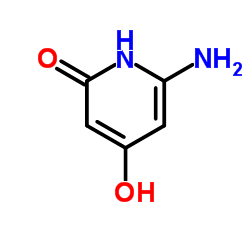 2-氨基-4,6-二羟基吡啶结构式