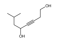 7-methyloct-3-yne-1,5-diol Structure