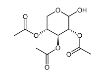 2,3,4-三-O-乙酰基-D-吡喃葡萄糖结构式