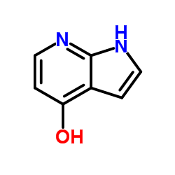 1H-Pyrrolo[2,3-b]pyridin-4-ol结构式
