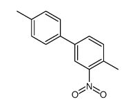 1-methyl-4-(4-methylphenyl)-2-nitrobenzene Structure