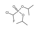 di-isopropyl chlorofluoromethylphosphonate Structure