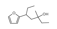 3-methyl-5-(2-furyl)-3-heptanol Structure